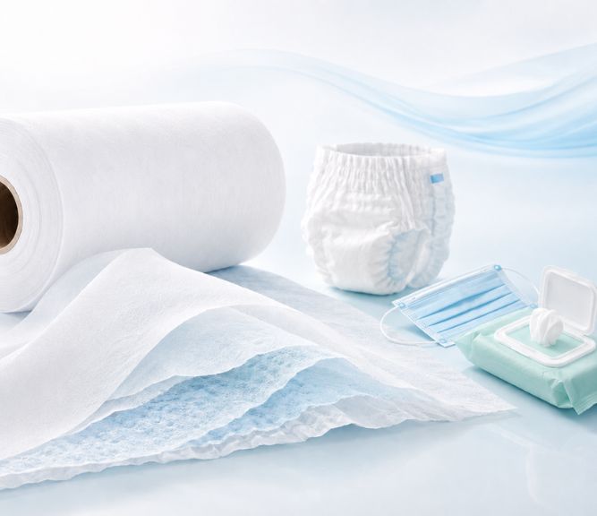 Non Woven fabrics for Hygiene Materials